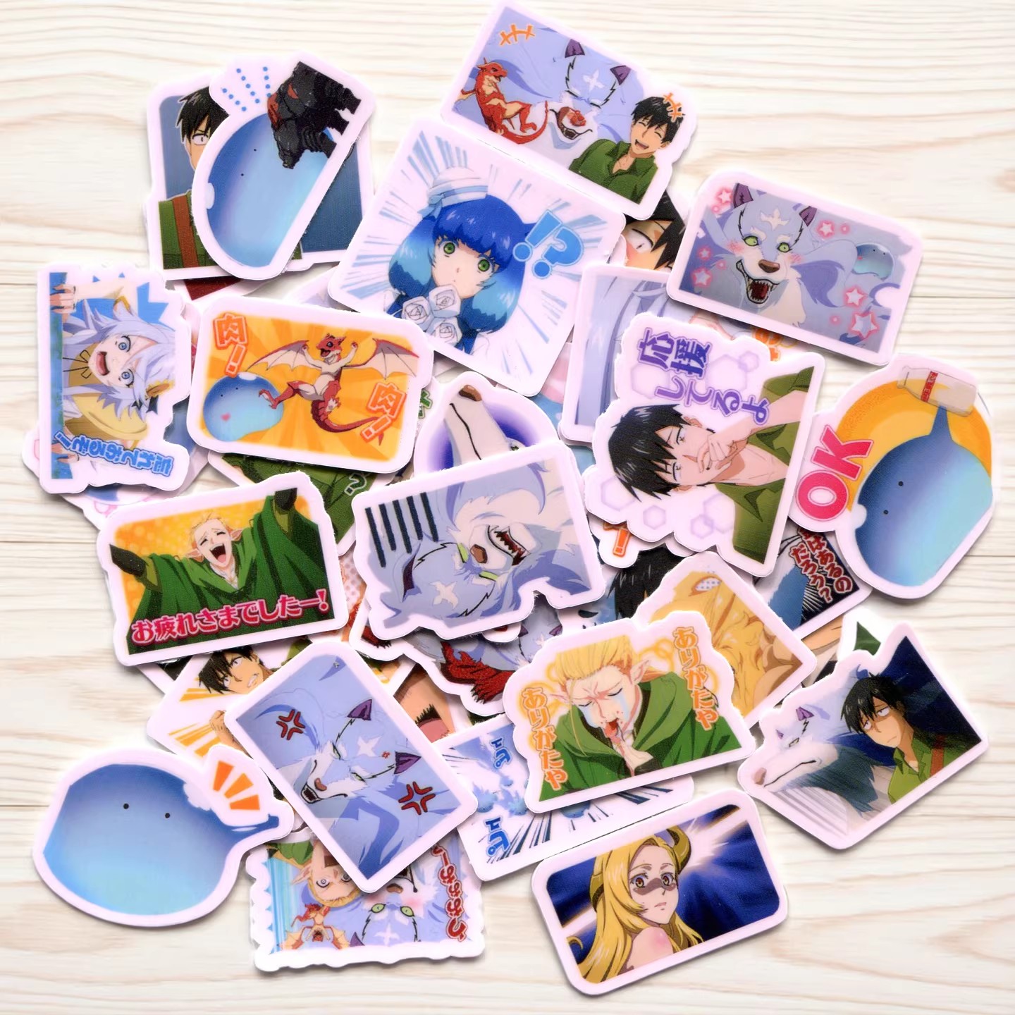 Campfire Cooking With My Absurd Skill - 40pcs/pak Stiker tahan air 2-3cm untuk