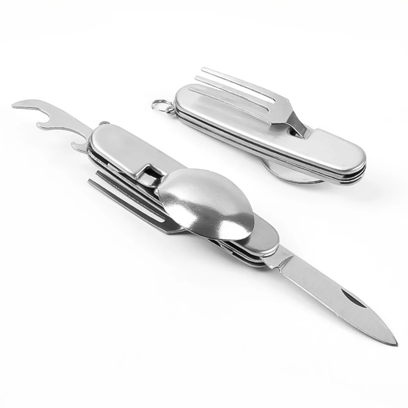 Camping Cooking Full Set - Set Peralatan Makan Berkemah Baja Tahan