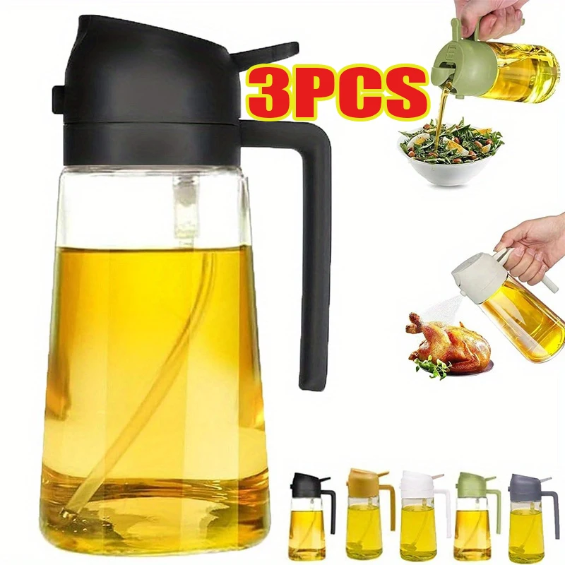 Camping Cooking Full Set - Botol Semprot Minyak 2-in-1 Plastik untuk