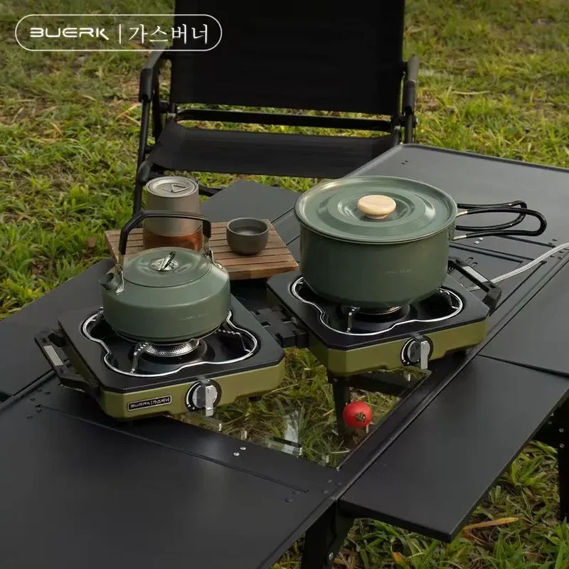 Camping Double Cooking Stove - Kompor Camping BUERK Dua Tungku Portabel