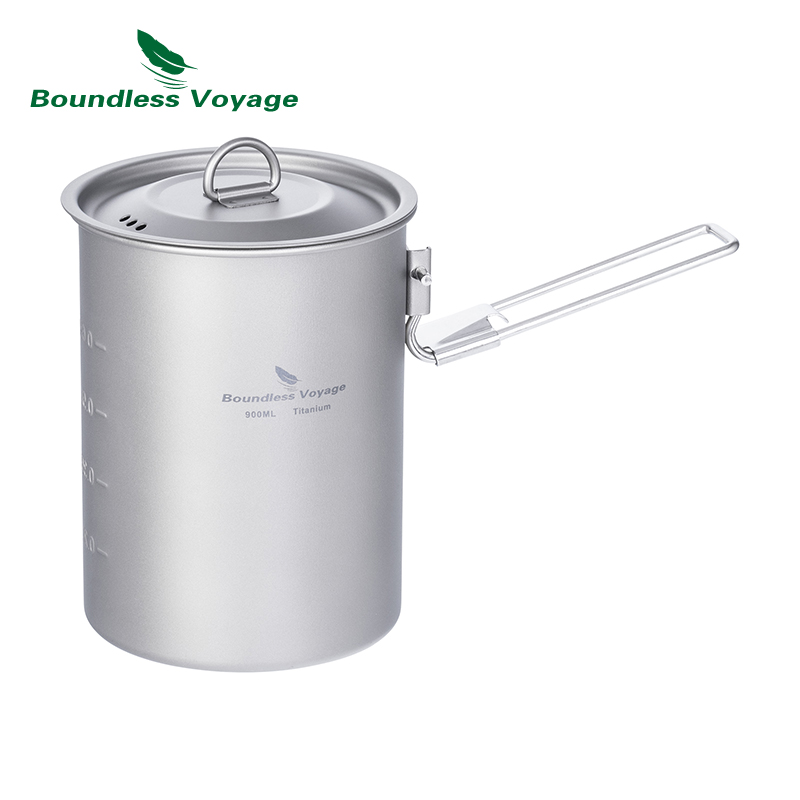 Camping Cooking Pot Stainless Steel - Infinity Voyage 900Ml Cangkir Panci Titanium