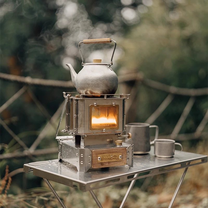 Camping Double Cooking Stove - Kompor Camping Gaya Vintage dengan Dua
