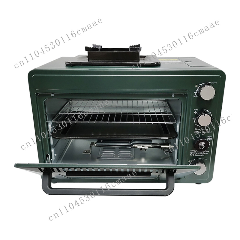 Oven Gas BBQ Profesional untuk - Camping Double Cooking Stove ulasan dan harga