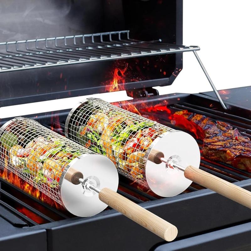Set Keranjang Panggangan BBQ B - Camping Cooking Basket ulasan dan harga