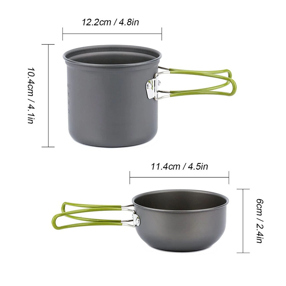 Kit peralatan masak berkemah u - Camping Cooking Ware Set ulasan dan harga