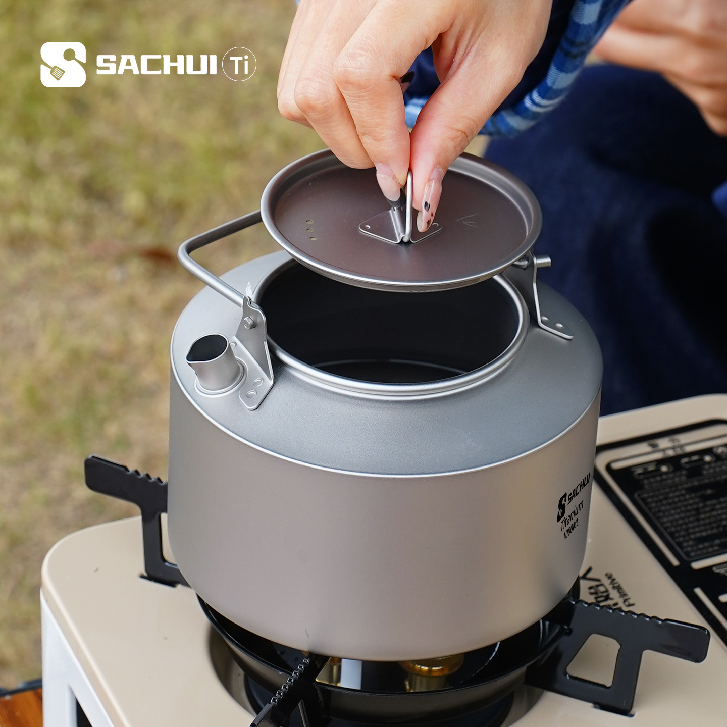 Ketel Titanium Murni 1000ML, P - Camping Outdoor Cooking Equipment ulasan dan harga