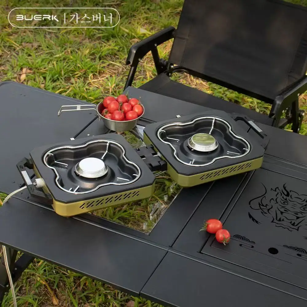 BUERK Kompor Berkemah Pembakar - Camping Double Cooking Stove ulasan dan harga