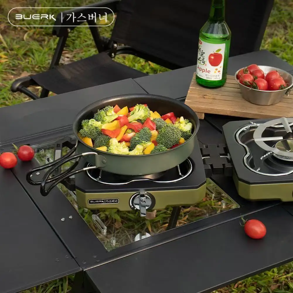 BUERK Kompor Berkemah Pembakar - Camping Double Cooking Stove ulasan dan harga