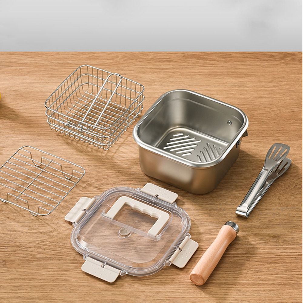 Wajan Penggorengan Portable St - Camping Cooking Basket ulasan dan harga