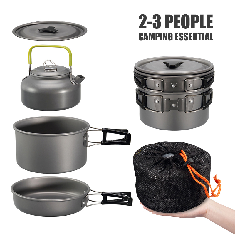 WESTTUNE Peralatan Masak Berke - Camping Cooking Ware Set ulasan dan harga