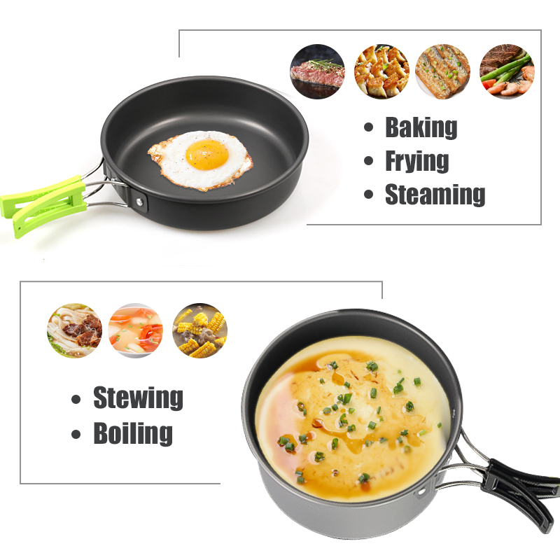 WESTTUNE Peralatan Masak Berke - Camping Cooking Ware Set ulasan dan harga