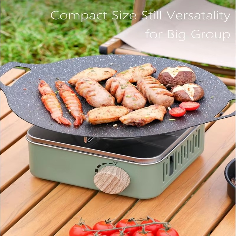 Kompor Gas Mini berkemah 2800W - Camping Cooking Plate ulasan dan harga