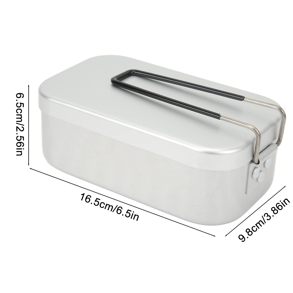 Kotak makan siang aluminium 80 - Camping Outdoor Cooking Equipment ulasan dan harga