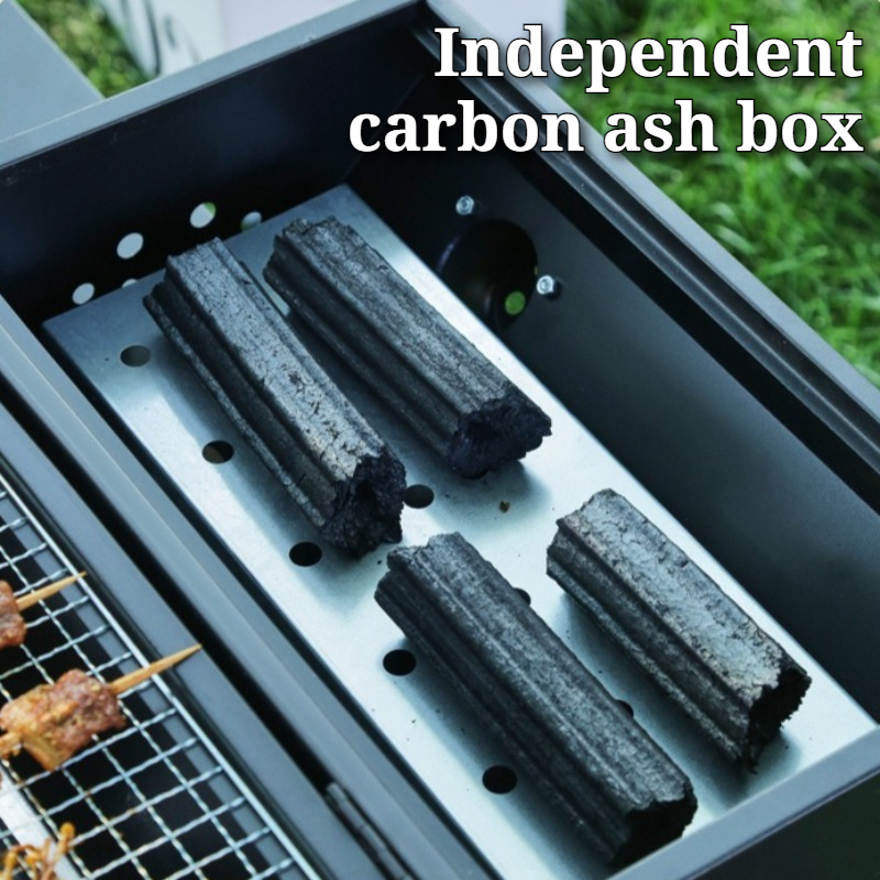 Pemanggang Barbekyu Baja Karbo - Camping Double Cooking Stove ulasan dan harga