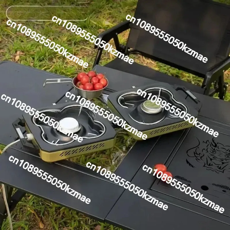 Kompor Camping Portabel Dua Tu - Camping Double Cooking Stove ulasan dan harga