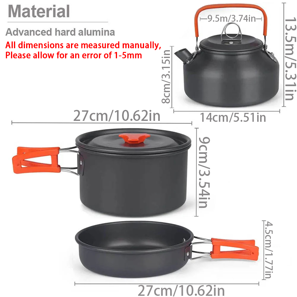 1 Buah/1Set Peralatan Masak Be - Camping Cooking Ware Set ulasan dan harga