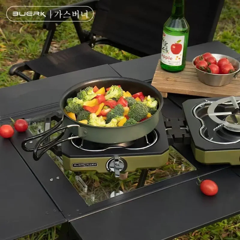 Kompor Camping BUERK Dua Tungk - Camping Double Cooking Stove ulasan dan harga