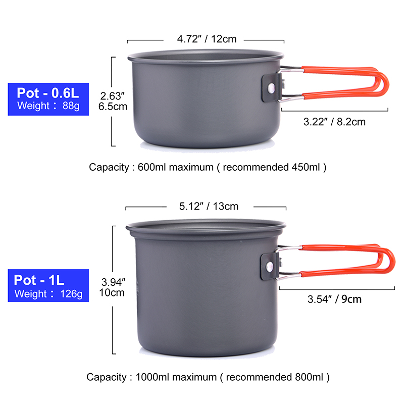 Layar Lebar berkemah Set peral - Camping Cooking Full Set ulasan dan harga