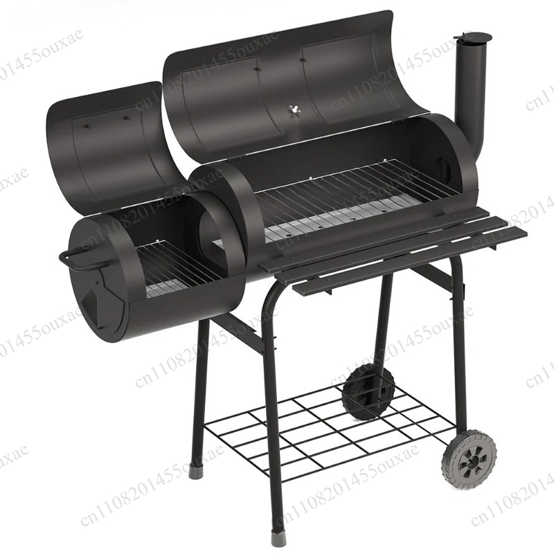 Pemanggang BBQ Arang Besar Dua - Camping Double Cooking Stove ulasan dan harga