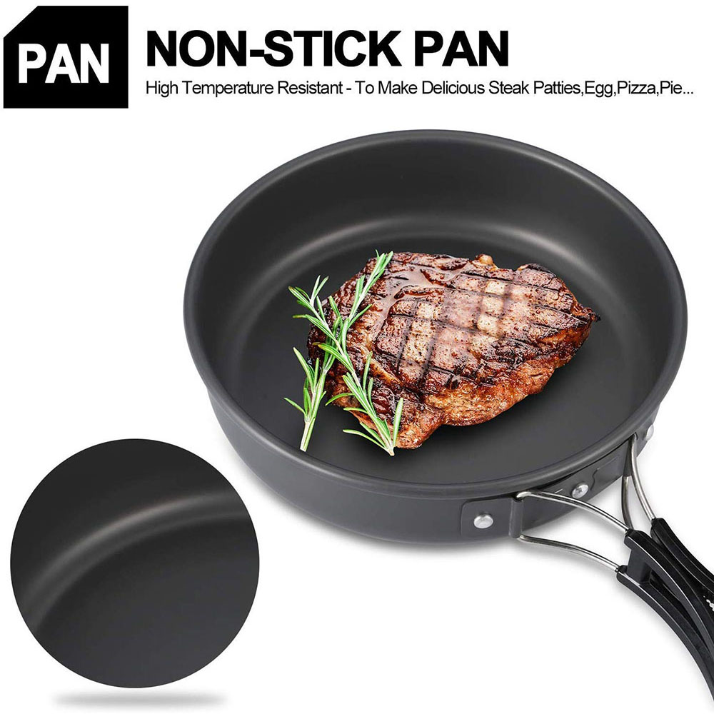 Set Peralatan Masak Berkemah A - Camping Cooking Ware Set ulasan dan harga