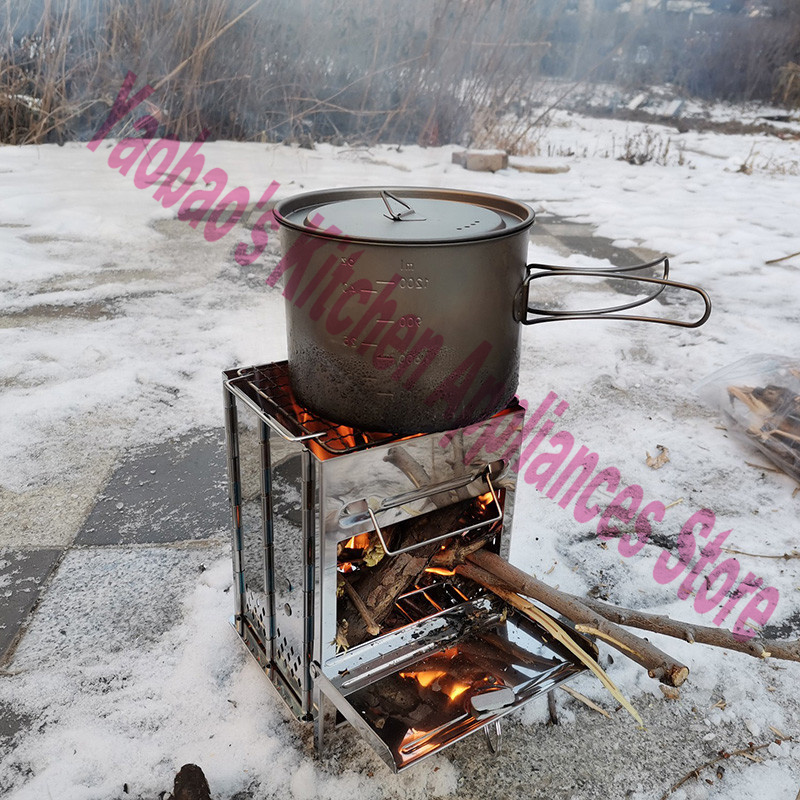 Kompor Kayu Peralatan Berkemah - Camping Outdoor Cooking Equipment ulasan dan harga