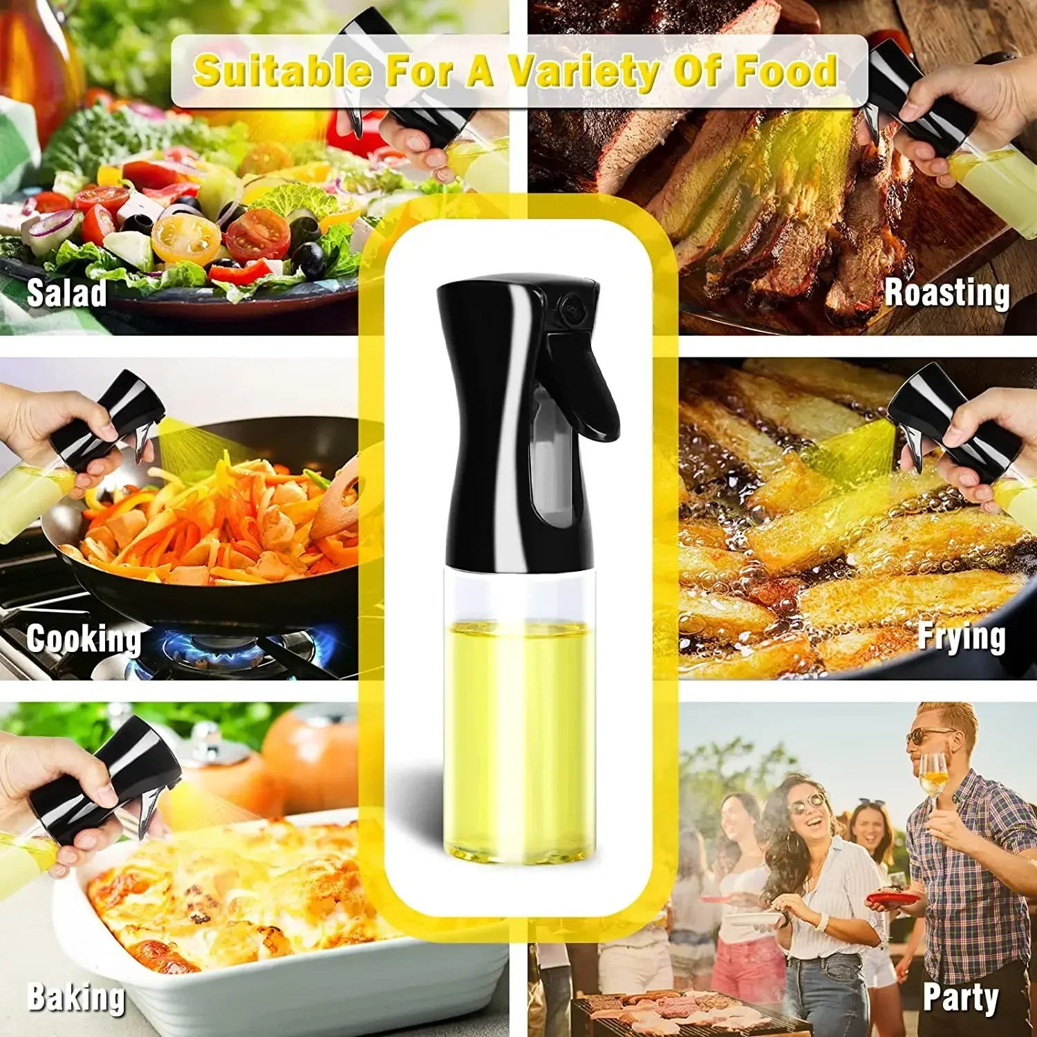 Botol Semprot Minyak Plastik 5 - Camping Cooking Oil Container ulasan dan harga