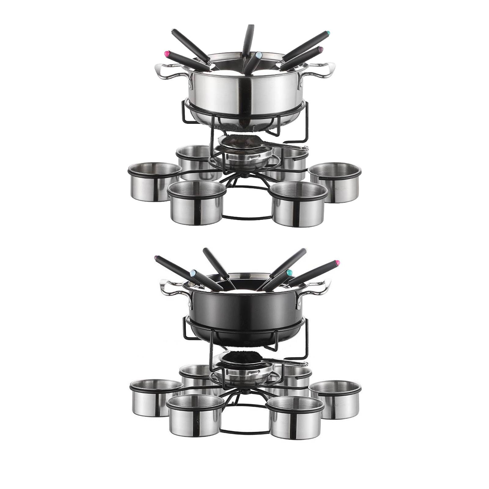 Set Panci Fondue Kompor Masak  - Camping Cooking Pot Stainless Steel ulasan dan harga