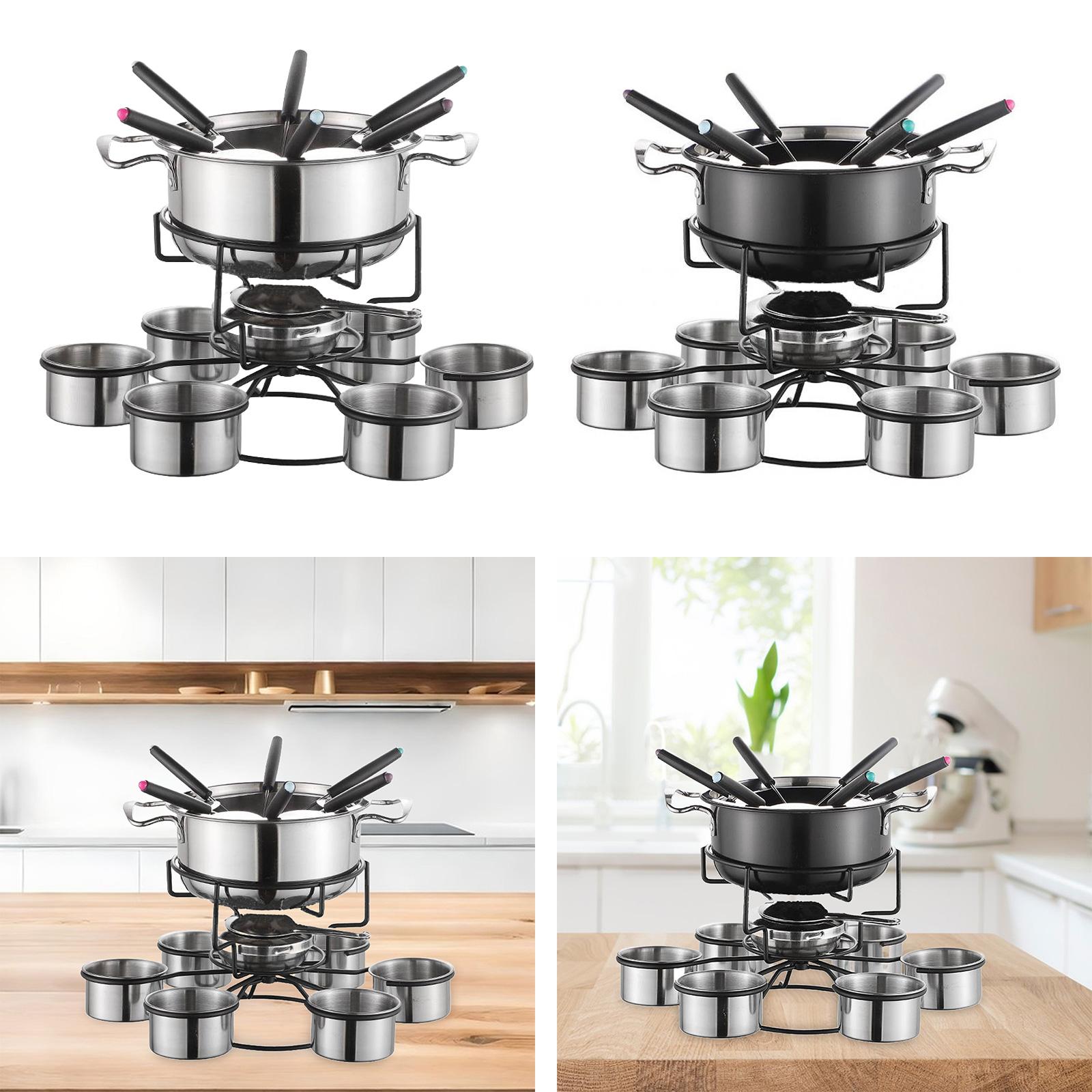 Set Panci Fondue Kompor Masak  - Camping Cooking Pot Stainless Steel ulasan dan harga
