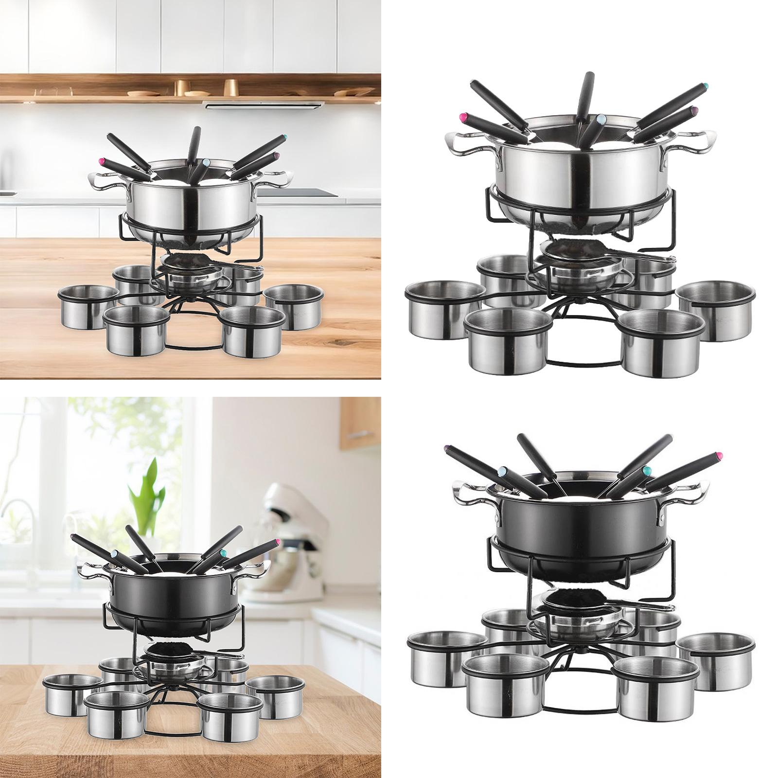 Set Panci Fondue Kompor Masak  - Camping Cooking Pot Stainless Steel ulasan dan harga