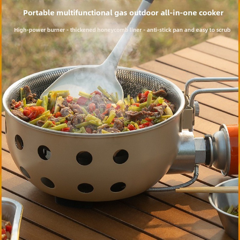 Kompor Butana Portabel untuk L - Camping Cooking Ware Set ulasan dan harga