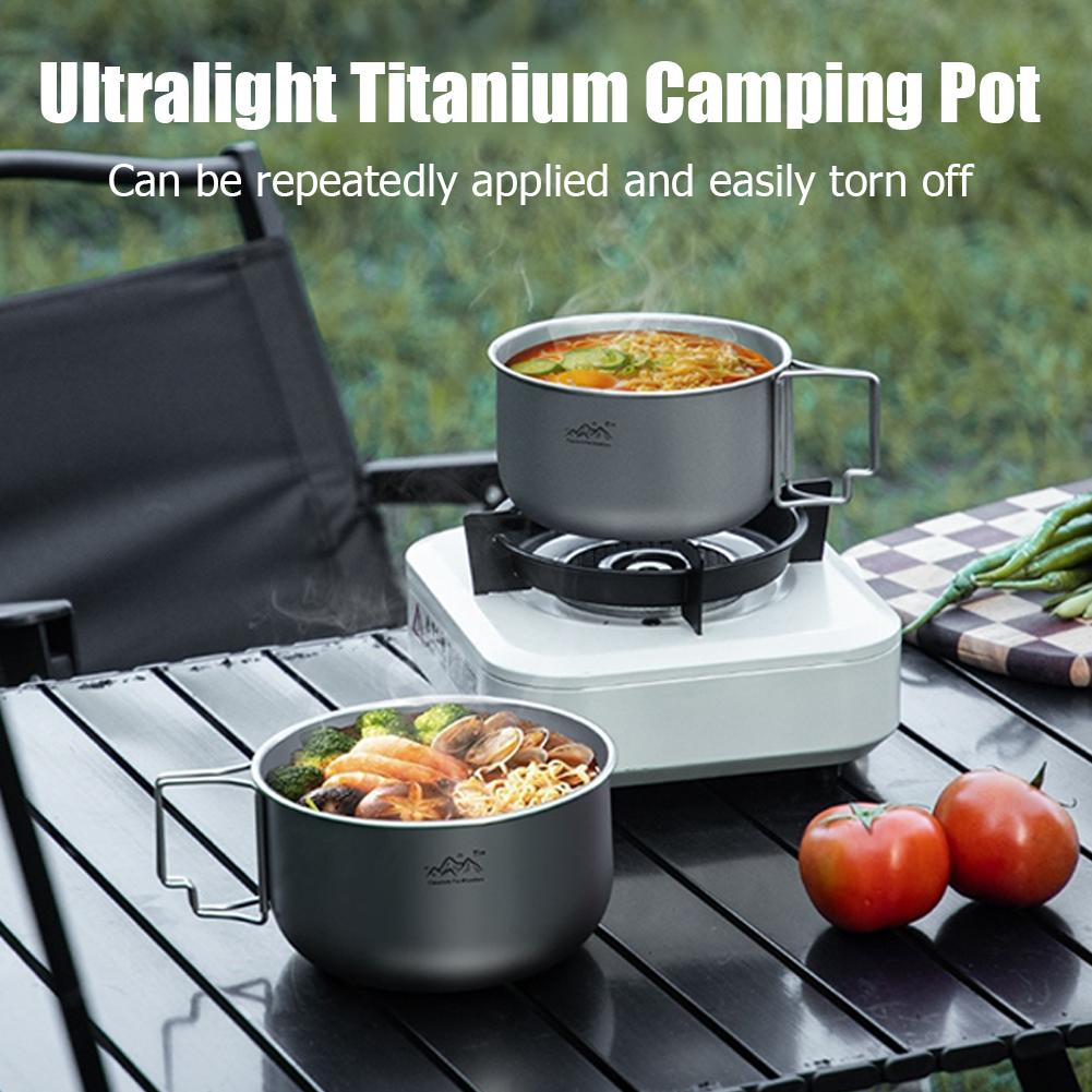Peralatan Masak Backpacking Ti - Camping Cooking Pot Stainless Steel ulasan dan harga
