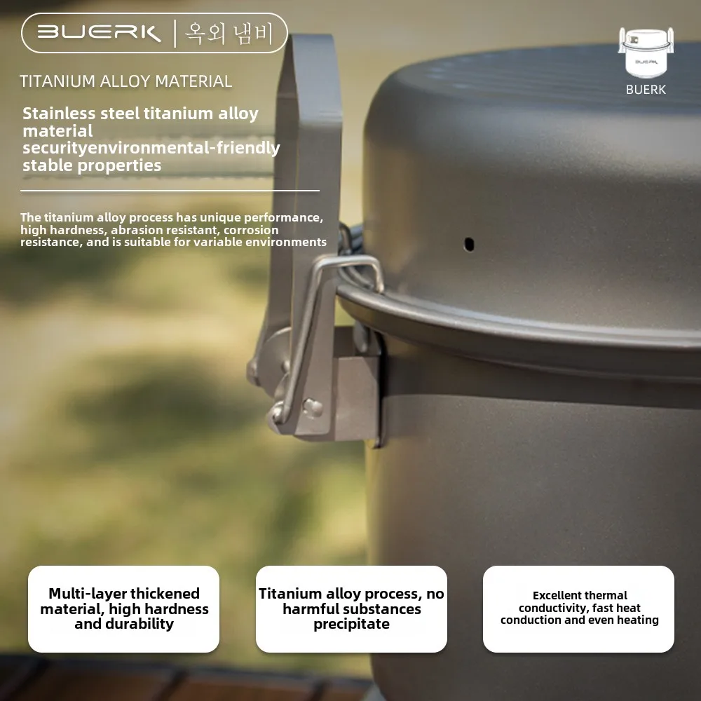 Panci kukus multifungsi untuk  - Camping Cooking Pot Stainless Steel ulasan dan harga