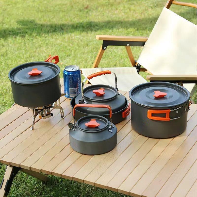 Peralatan Masak Camping Alumin - Camping Cooking Ware Set ulasan dan harga