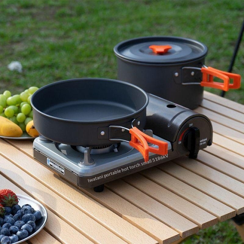 Peralatan Masak Camping Alumin - Camping Cooking Ware Set ulasan dan harga