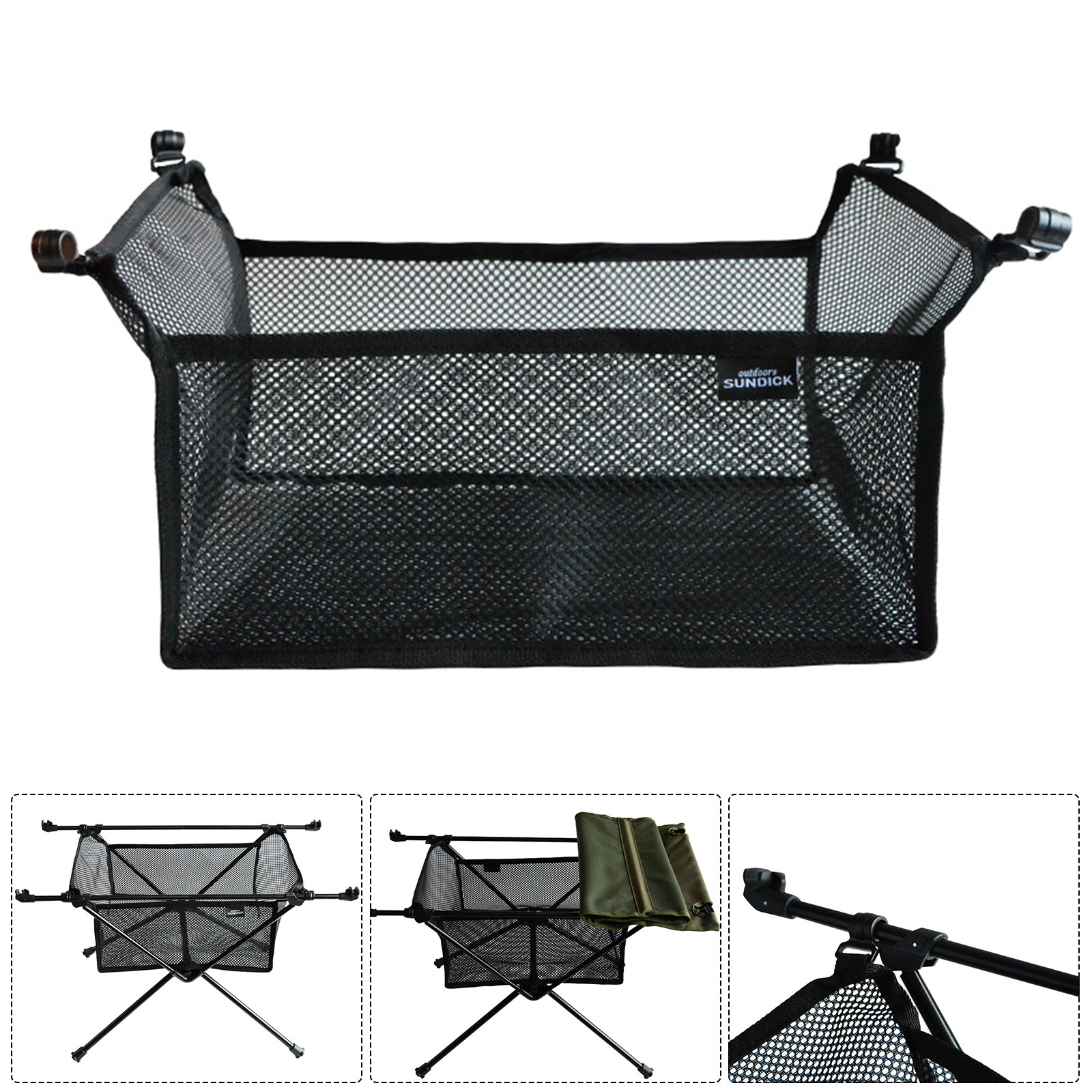 Tas Jaring Penyimpanan Meja Li - Camping Cooking Basket ulasan dan harga