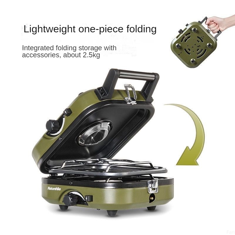Naturehike Kompor Lipat Kompor - Camping Double Cooking Stove ulasan dan harga