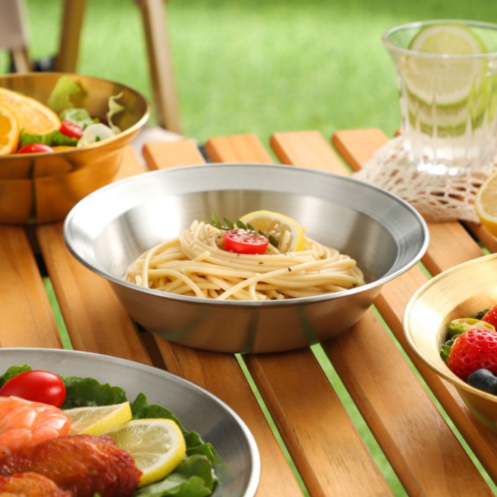 Set peralatan makan stainless  - Camping Cooking Plate ulasan dan harga