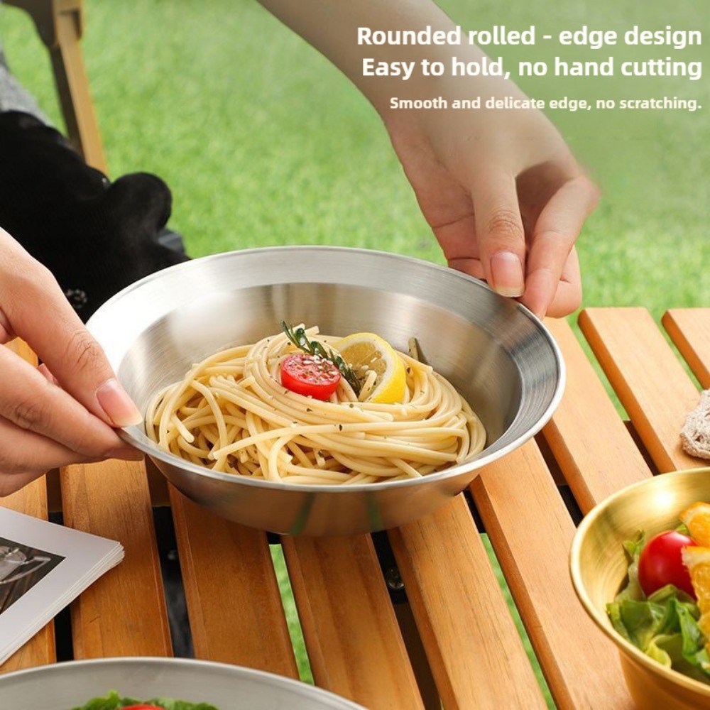 Set peralatan makan stainless  - Camping Cooking Plate ulasan dan harga