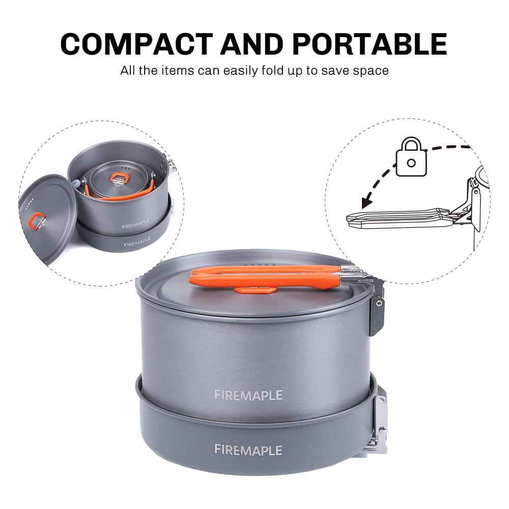 Peralatan Masak Berkemah Maple - Camping Cooking Ware Set ulasan dan harga
