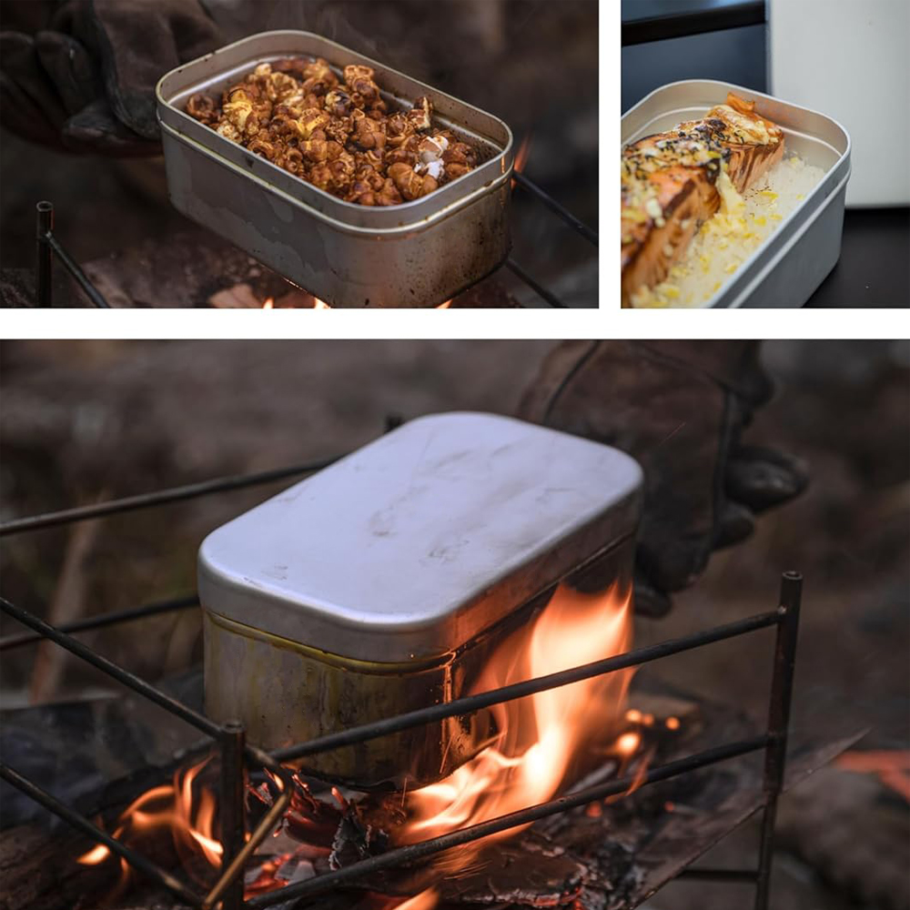 Pegangan Kotak Bento Lipat, Wa - Camping Outdoor Cooking Equipment ulasan dan harga