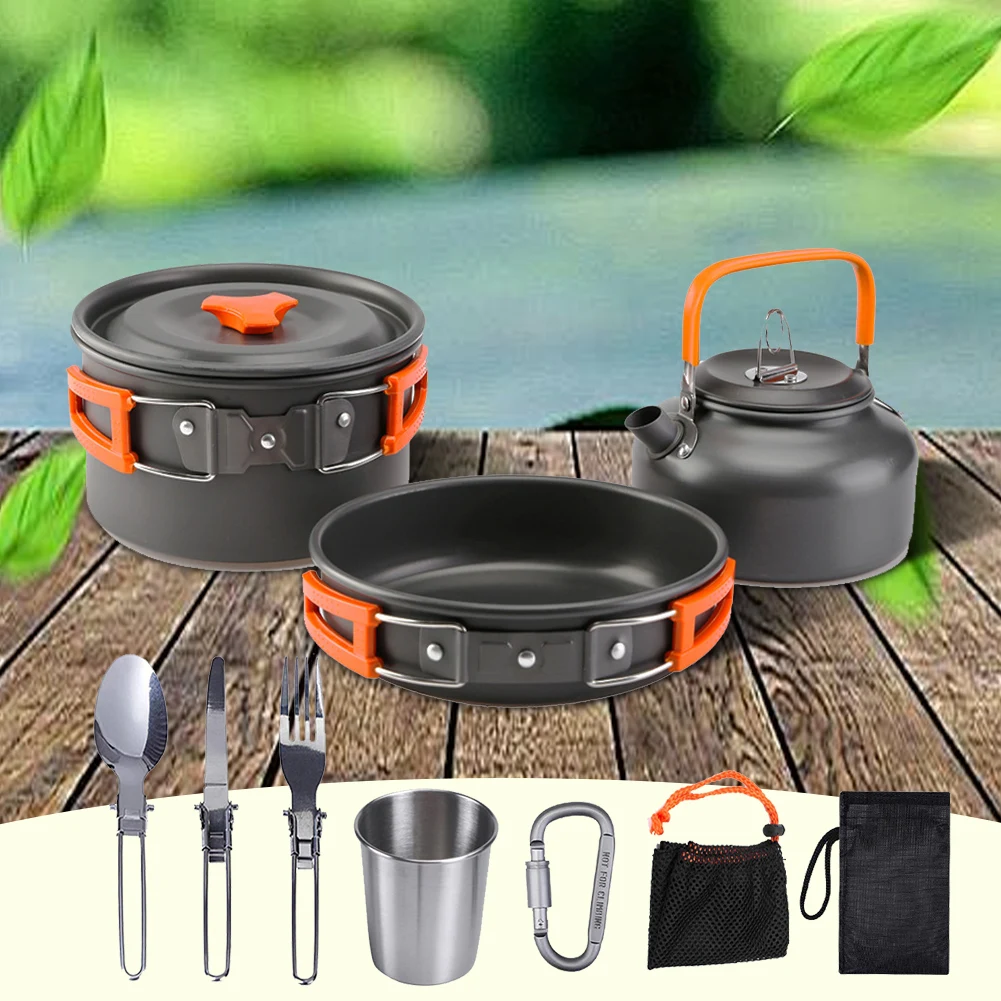 Peralatan Masak Berkemah Ketel - Camping Cooking Pot Stainless Steel ulasan dan harga