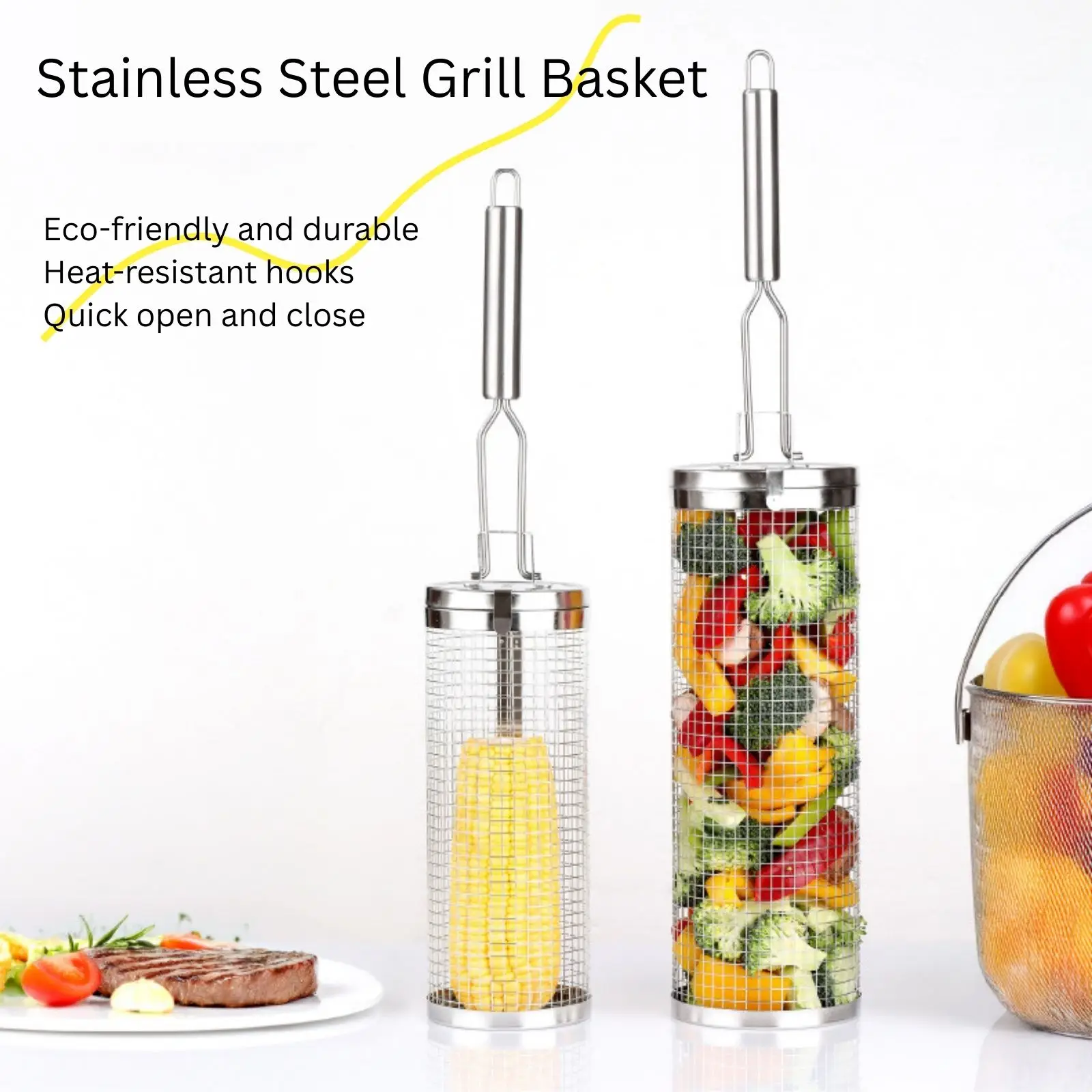 Keranjang Panggangan Gulung da - Camping Cooking Basket ulasan dan harga