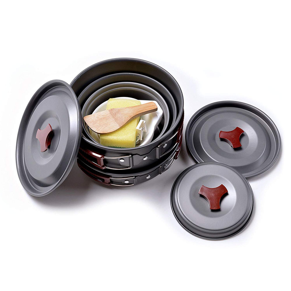 Kit peralatan masak Camping lu - Camping Cooking Basket ulasan dan harga
