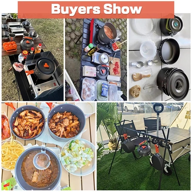 Set Peralatan Masak Camping, P - Camping Cooking Ware Set ulasan dan harga