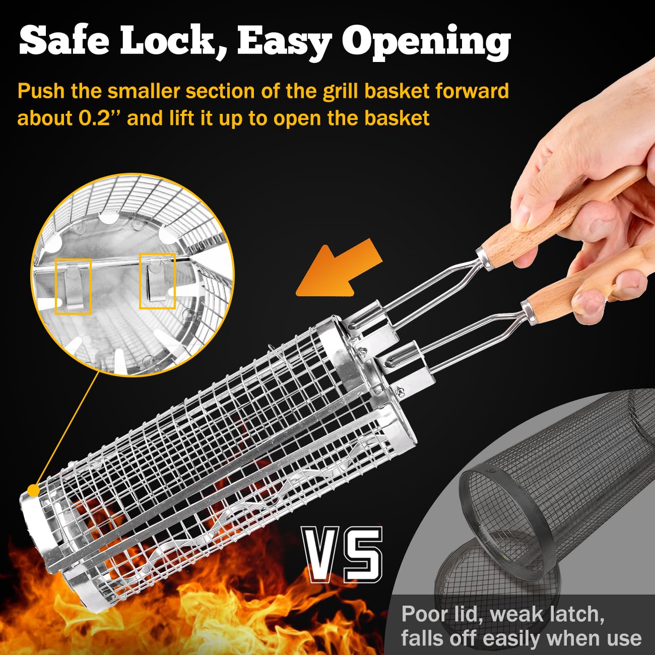 BUYYES Keranjang Panggangan Be - Camping Cooking Basket ulasan dan harga