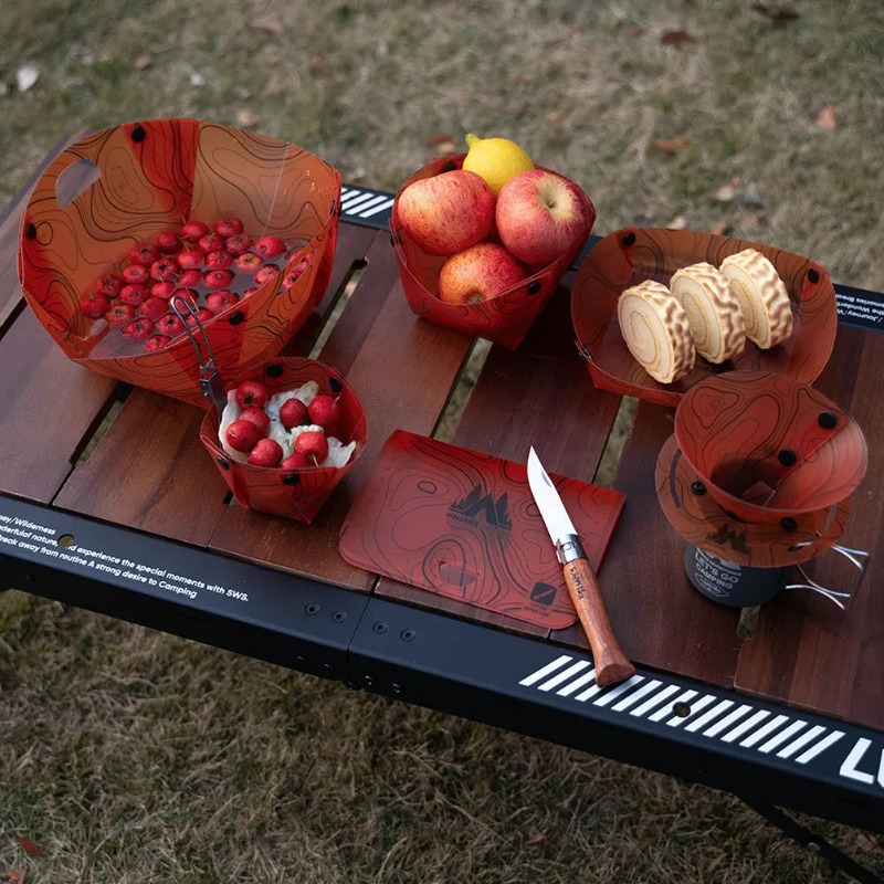 Peralatan Makan Berkemah Lipat - Camping Cooking Plate ulasan dan harga